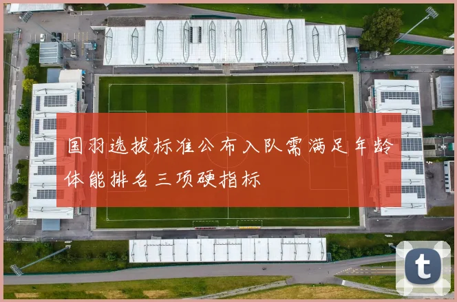 国羽选拔标准公布入队需满足年龄体能排名三项硬指标