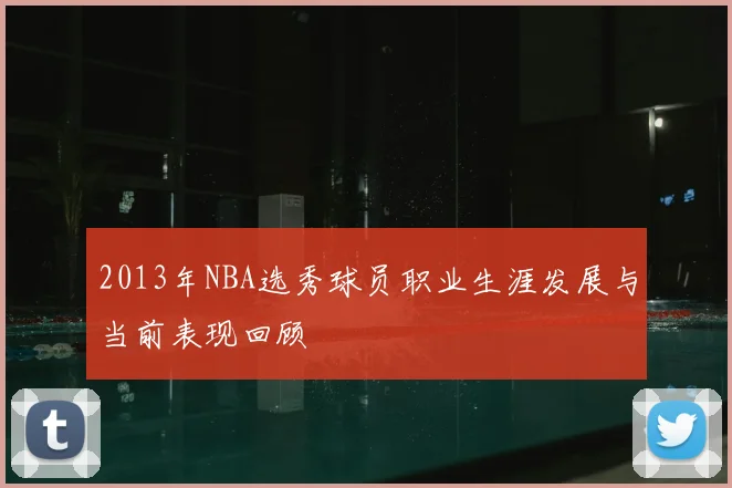 2013年NBA选秀球员职业生涯发展与当前表现回顾